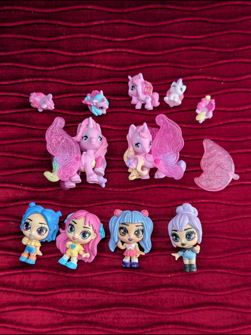 Hatchimals Toy Lot - Unicorn Family & Mini Pixies (11 Pieces)